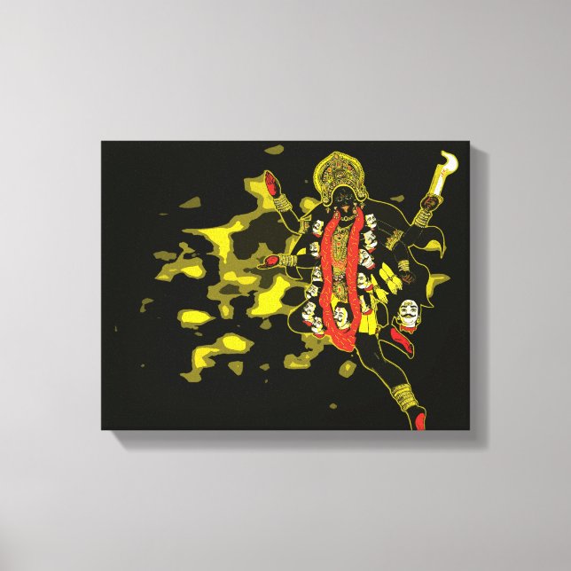 Impressão Em Tela Kali A Deusa Escura (Frente)