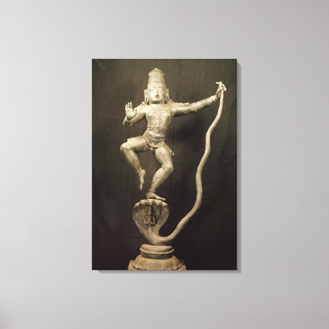 Impressão Em Tela Kaliya Krishna (Frente)