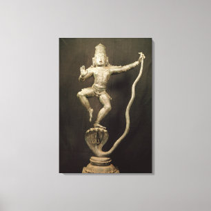 Impressão Em Tela Kaliya Krishna