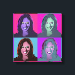 Impressão Em Tela Kamala Harris Pop Art (rosa, magenta, azul, roxo)<br><div class="desc">Arte Pop política e presentes políticos no site PolitiClothes.com e PolitiCardz.com Encontrar os presentes políticos e eleitorais mais únicos, incluindo: T-shirts políticas, autocolantes políticos, botões políticos, Posters políticos, pernos políticos, cartões políticos, políticos, políticos, políticos, Posters políticos, sinais políticos e muito mais! Arte e artes políticas: http://www.PolitiClothes.com Cartões e presentes políticos:...</div>