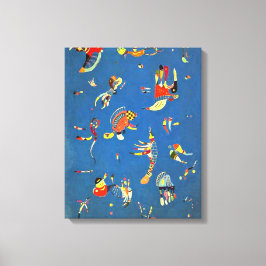 Impressão Em Tela Kandinsky - Azul-Céu