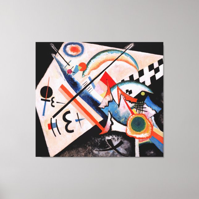 Impressão Em Tela KANDINSKY - BRANCA - 1922 - Bauhaus - (Frente)