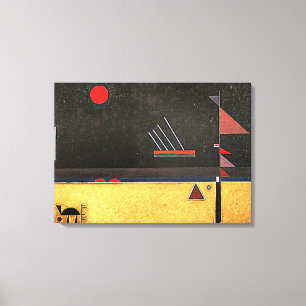 Impressão Em Tela Kandinsky - Brownish, abstrato art,