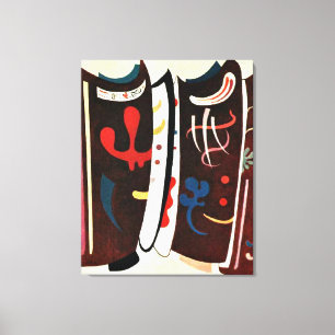 Impressão Em Tela Kandinsky - Castanho com suplemento