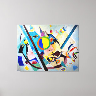 Impressão Em Tela KANDINSKY - CÍRCULO MULTICOR - 1921 - Bauhaus -