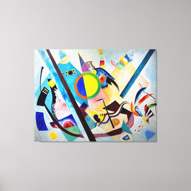 Impressão Em Tela KANDINSKY - CÍRCULO MULTICOR - 1921 - Bauhaus - (Frente)