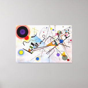 Impressão Em Tela KANDINSKY - COMPOSIÇÃO VIII - 1923 - Bauhaus -