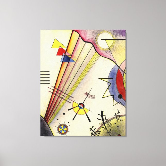Impressão Em Tela Kandinsky - Conexão Clara (Frente)