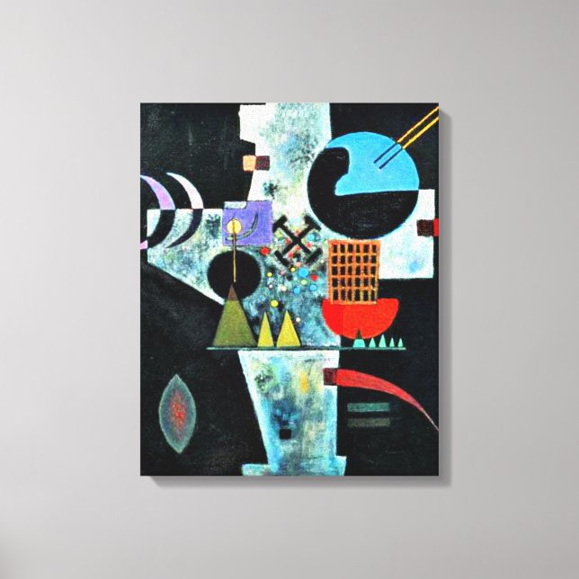 Impressão Em Tela Kandinsky - Cross, abstrato art (Frente)