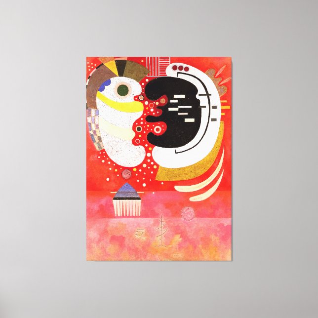 Impressão Em Tela KANDINSKY - ENTRE (Entre deux) - 1934 - (Frente)