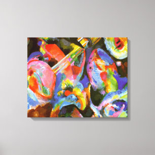 Impressão Em Tela Kandinsky - Improvisação de Inundação, Dilúvio