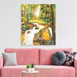 Impressão Em Tela Kandinsky - Kochel: Cachoeira I,