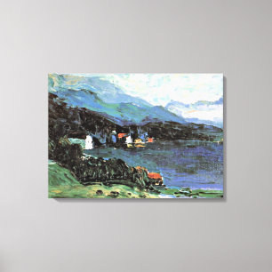 Impressão Em Tela Kandinsky - Kochel, famosa pintura