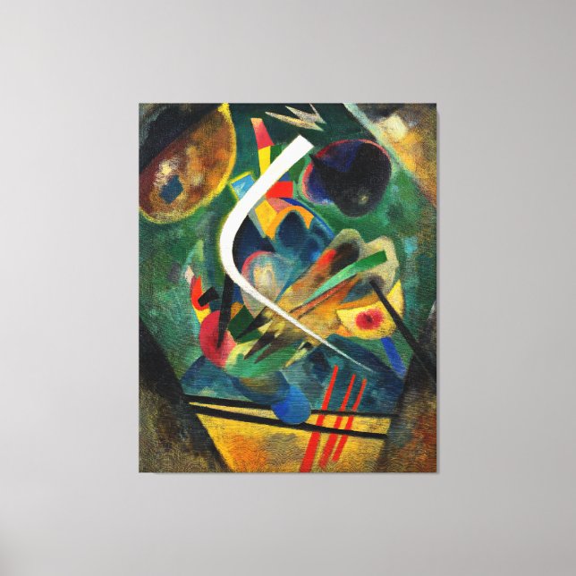 IMPRESSÃO EM TELA KANDINSKY - LINHA BRANCA - ROUPA BRANCA - 1920 - (Frente)