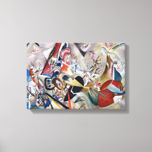 Impressão Em Tela Kandinsky Na Cinza