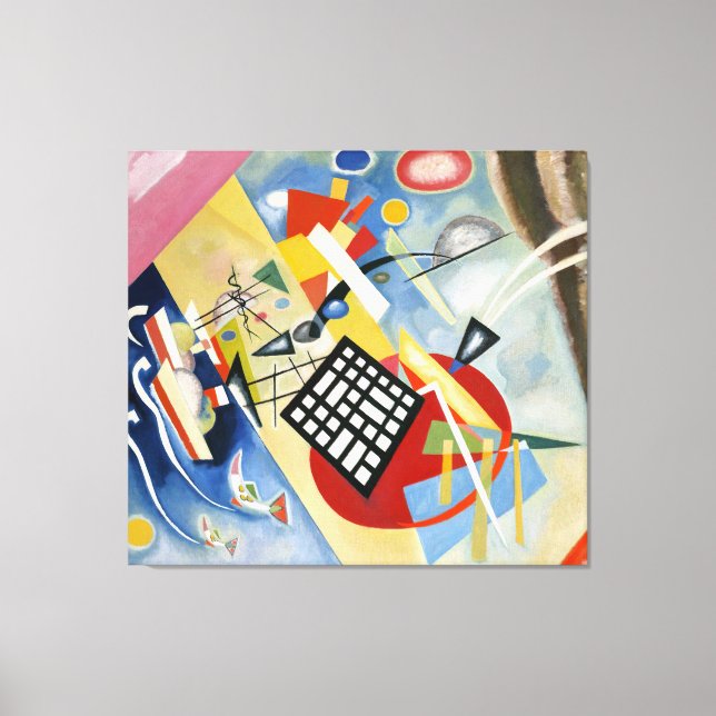 Impressão Em Tela KANDINSKY - NEGRA (1922) - Bauhaus - (Frente)