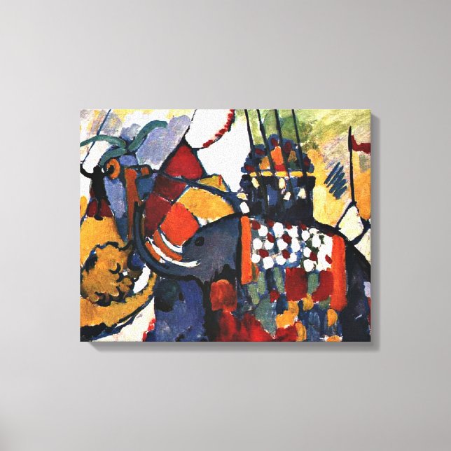 Impressão Em Tela Kandinsky - O Elefante (Frente)
