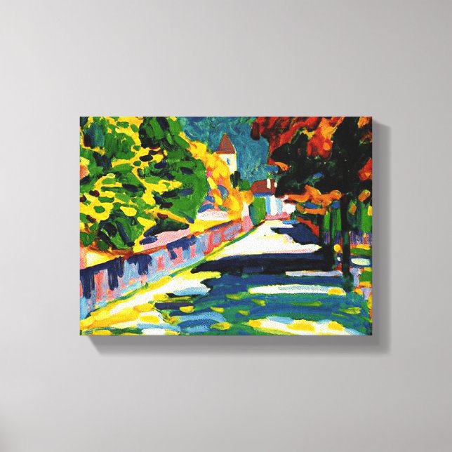 Impressão Em Tela Kandinsky - Outono na Baviera, (Frente)