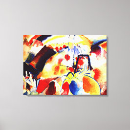 Impressão Em Tela Kandinsky - Paisagem com Pontos Vermelhos