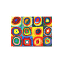 KANDINSKY - Quadrados com Círculos Concentrados (1