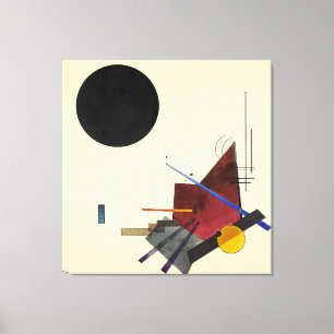 Impressão Em Tela KANDINSKY - RELAÇÃO NEGRA - 1924 - Bauhaus -