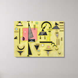 Impressão Em Tela Kandinsky - Rosa Decisivo