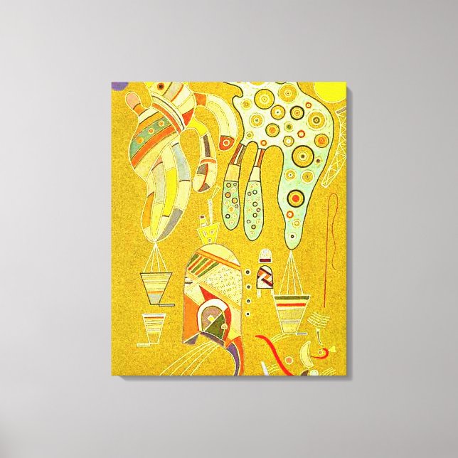 Impressão Em Tela Kandinsky - Sem título, trabalho de arte de 1941 (Frente)