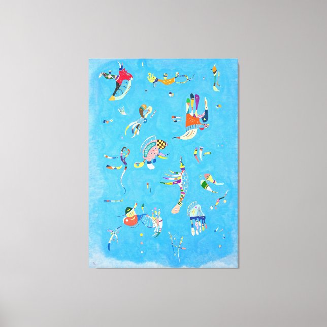 Impressão Em Tela KANDINSKY - SKY BLUE (Bleu de Ciel) - 1940 - (Frente)