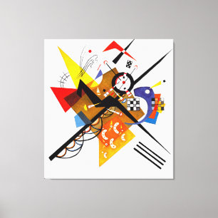 Impressão Em Tela KANDINSKY - SOBRE O BRANCO II - 1923 - Bauhaus