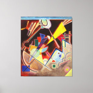 Impressão Em Tela KANDINSKY - TIEFES BRAUN - 1924 - Bauhaus -