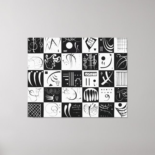 Impressão Em Tela KANDINSKY - TRINTA (Dreißig - Trente) - 1937 - (Frente)