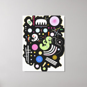 Impressão Em Tela KANDINSKY - VARIEGATED BLACK (Noir bigarré) - 1935