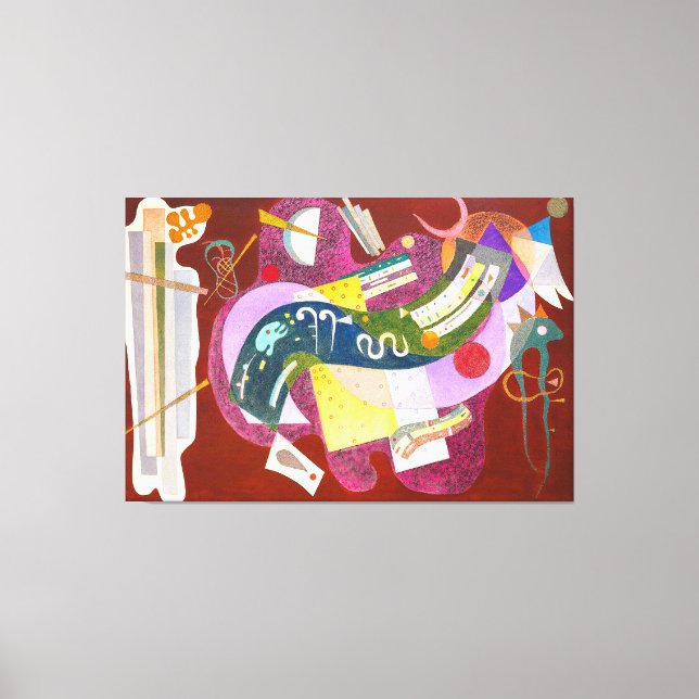 Impressão Em Tela KANDINSKY - VARIEGATED BLACK (Noir bigarré) - 1935 (Frente)