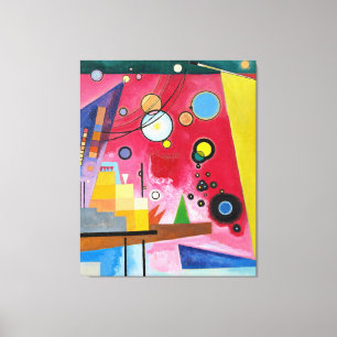 Impressão Em Tela KANDINSKY - VERMELHO INTENSO (Schweres Rot) - 1924