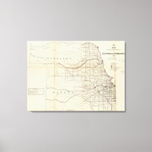 Impressão Em Tela Kansas, Nebraska (Frente)