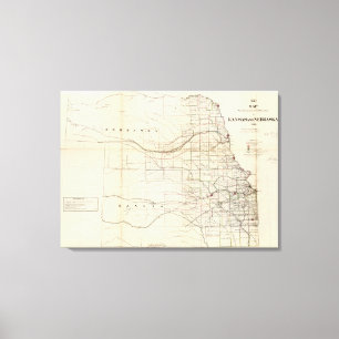 Impressão Em Tela Kansas, Nebraska