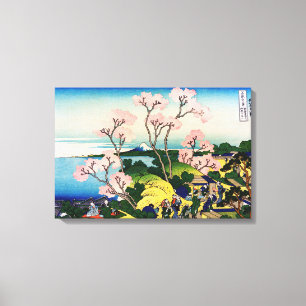 Impressão Em Tela Katsushika Hokusai - Gotenyama, Tokaido, Shinagawa
