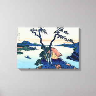 Impressão Em Tela Katsushika Hokusai - Lago Suwa na província de Shi