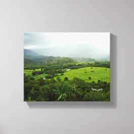 Impressão Em Tela Kauai, cena paisagística do Havaí