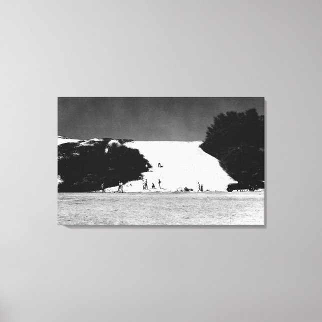 Impressão Em Tela Kauai, Havaí - Visão das areias de Barking (Frente)