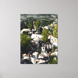 Impressão Em Tela Kayakoy Village Grego Houve Abstrato Art