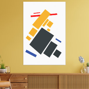 Impressão Em Tela Kazimir Malevich, O Aviador, Avião Voando
