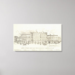 Impressão Em Tela Kearny, Califórnia e Sacramento West Side