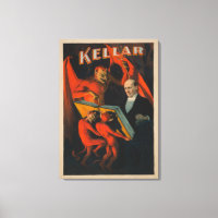 Kellar Devil e Demônios com Poster de Magia