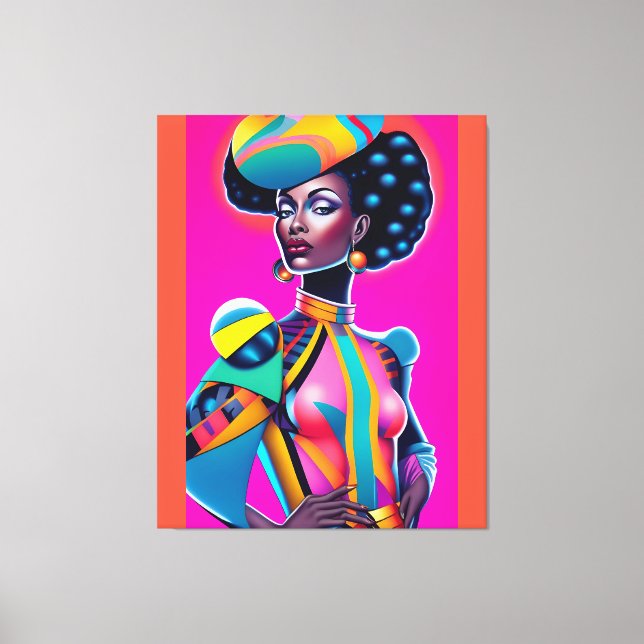 Impressão Em Tela Ken Gage Art, em exposição internacional (Frente)