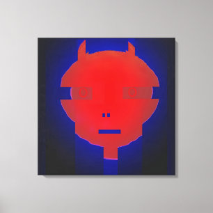 Impressão Em Tela Ken Gage Digital Devil Surrealismo