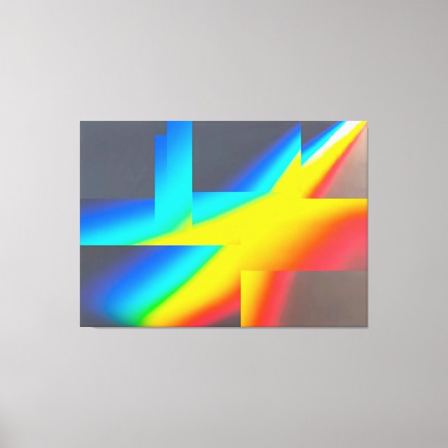 Impressão Em Tela Ken Gage Nothiist - Abstrato de Belas Artes Surrea (Frente)