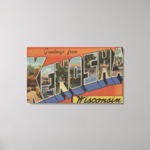 Impressão Em Tela Kenosha, Wisconsin - grandes cenas da letra
