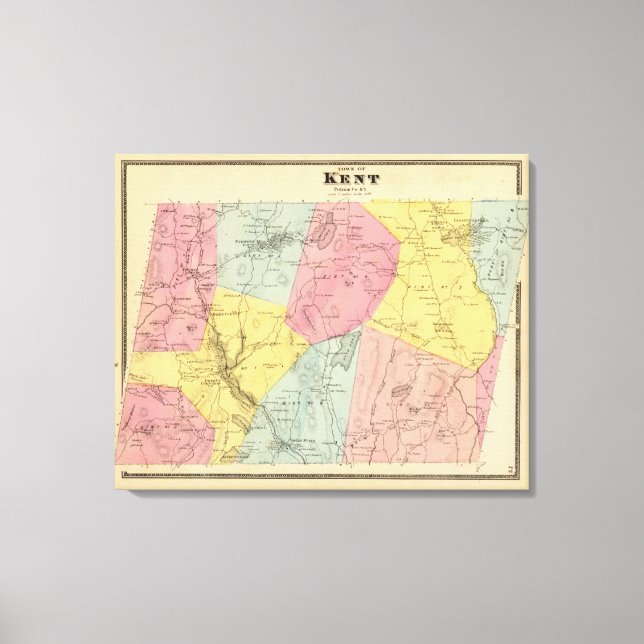 Impressão Em Tela Kent, Cidade (Frente)