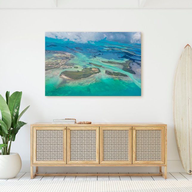 Impressão Em Tela Key West Florida Islands From Sky (Criador carregado)